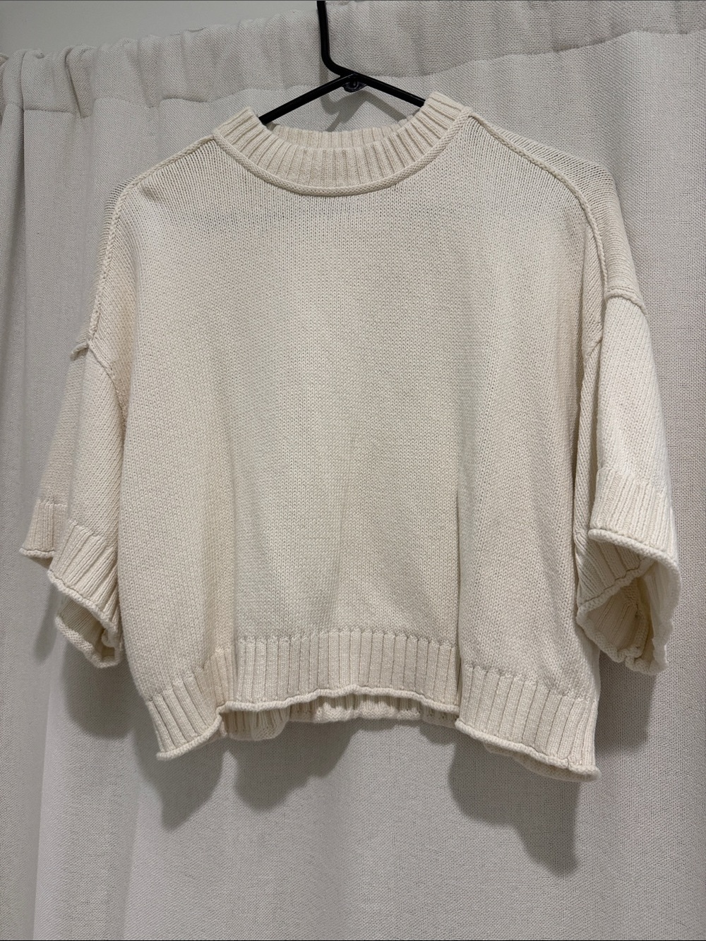 Anthropologie White Sweater